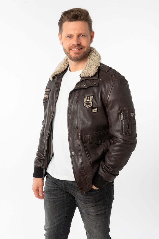 Cazadora Pilot cuello desmontable