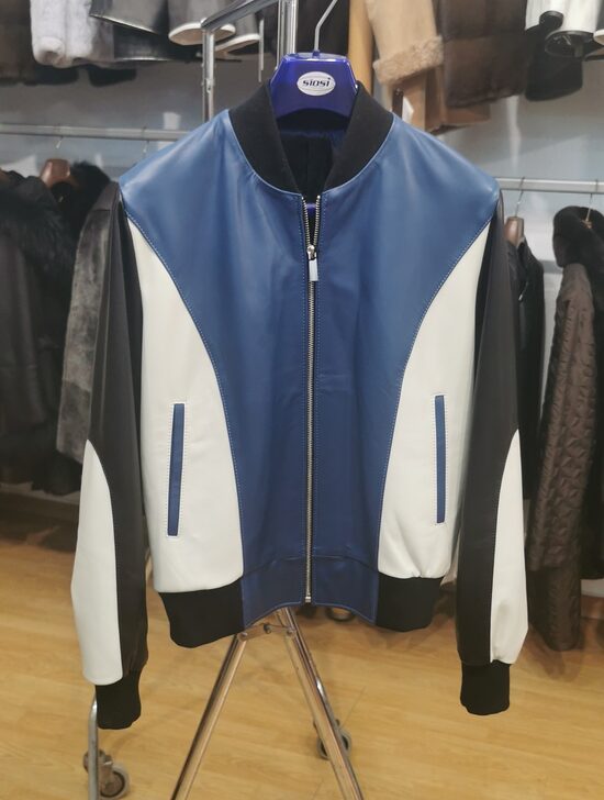 Bomber Nappa Tricolor