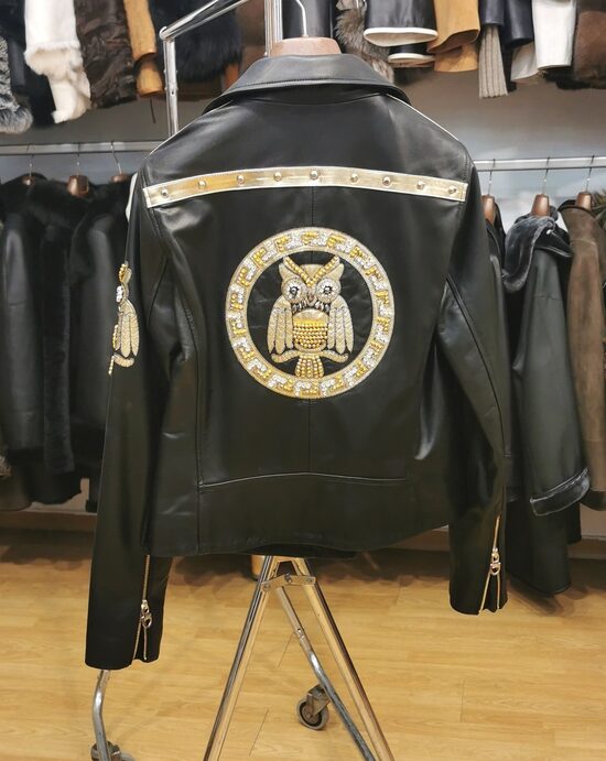 Biker Nappa/Strass