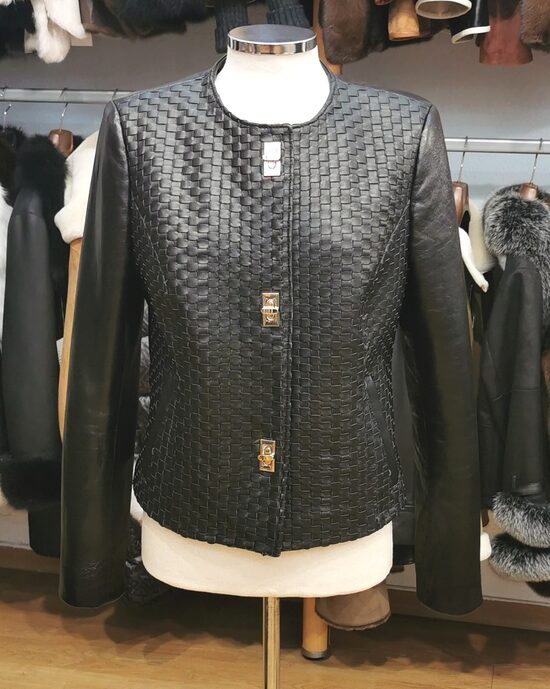 Chaqueta Nappa Trenzada