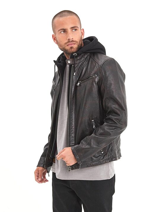 Cazadora Biker Winstoner