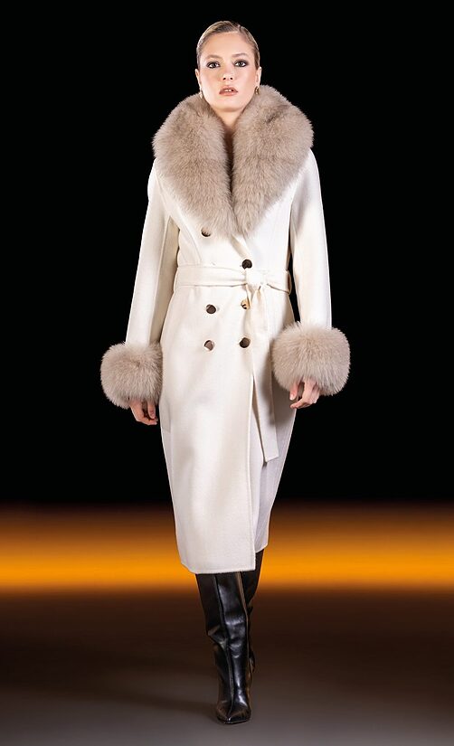 Abrigo Wool/Fox Stephanie