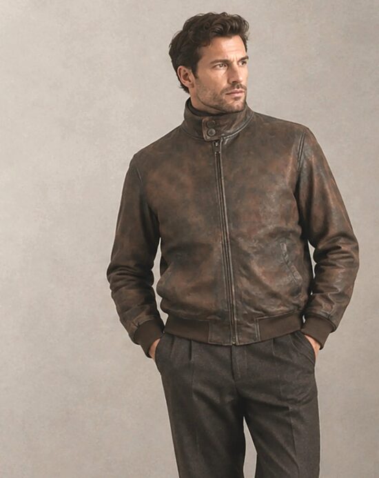 Cazadora Bomber Nobuck