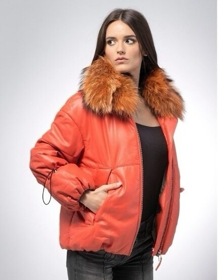 Chaqueta Puffer Nappa/Raccoon