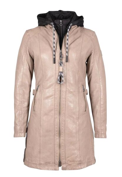 Parka con capucha desmontable